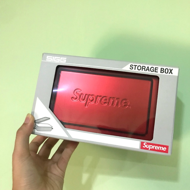 SS18 SUPREME SIGG METAL BOX PLUS 飯盒鐵盒 （小）