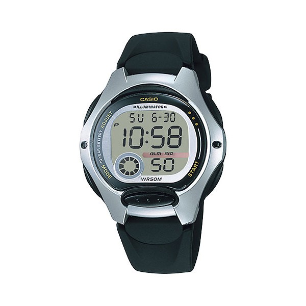 【奇異SHOPS】CASIO 卡西歐  (銀框-黑膠帶) LW-200-1A