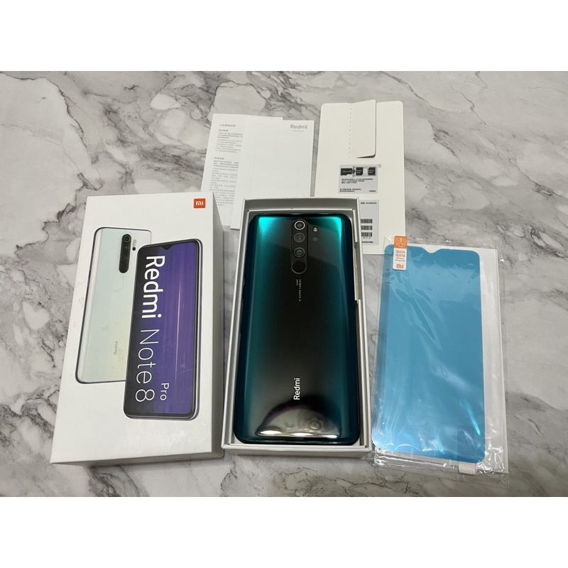 小米 紅米 Note 8 Pro 6G/64G 冰翡翠 原廠盒裝 非 K30 NOTE 9 9T MIX MAX 8T