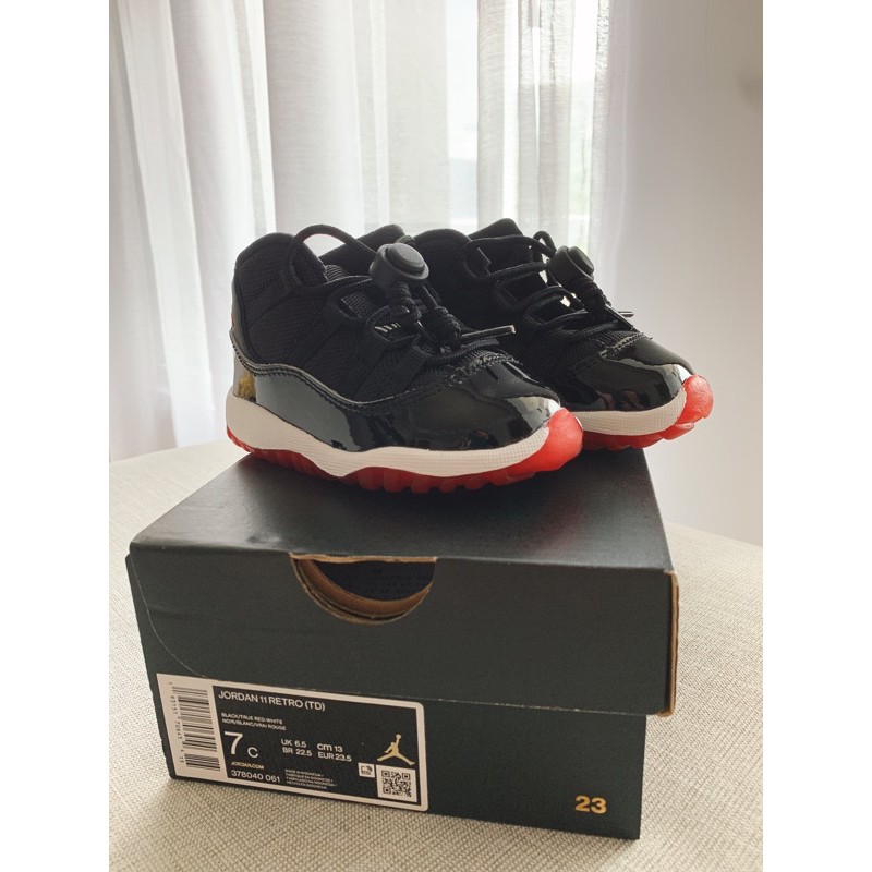 [全新］JORDAN 11 RETRO TD （7c / 13公分）