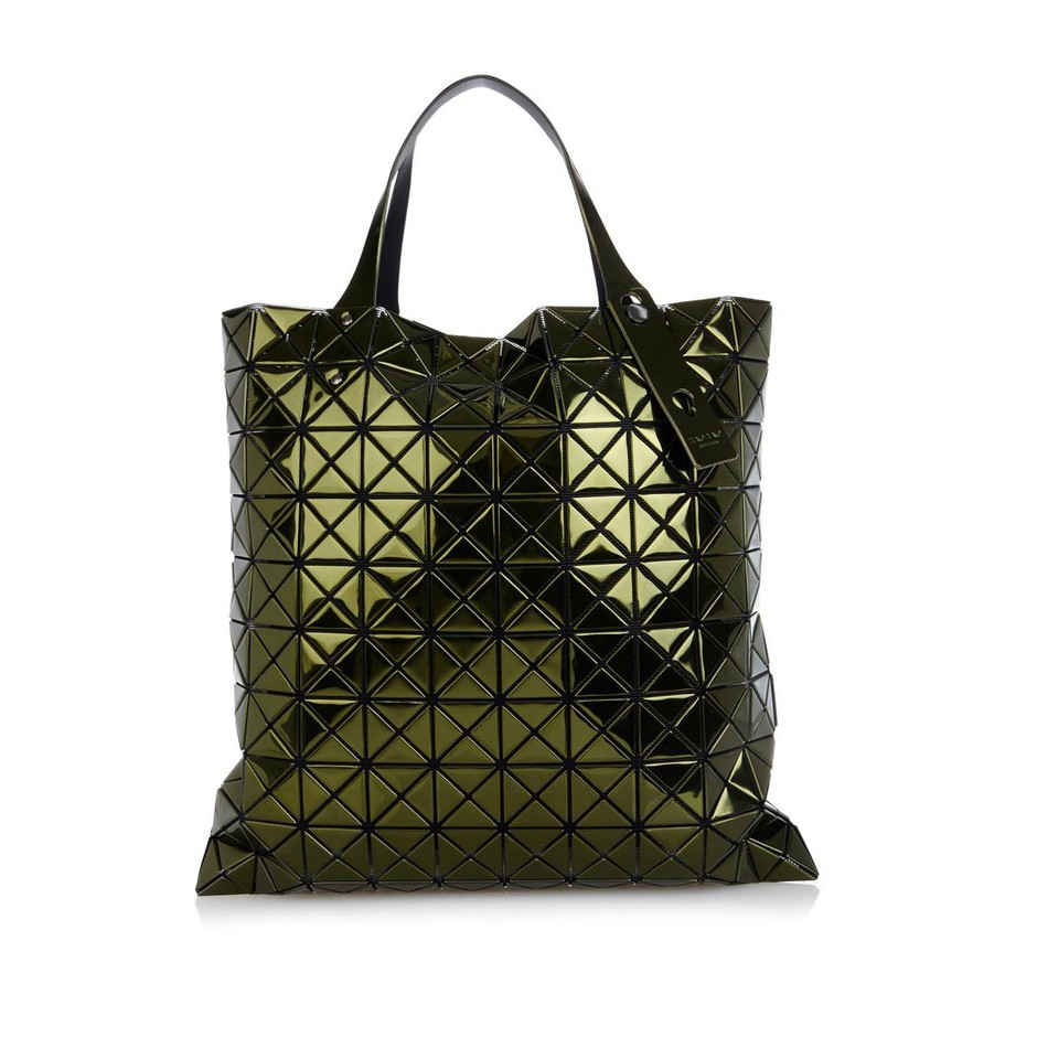 日本 版東京銀座帶回issey Miyake 三宅一生baobao 霹啵包10 10 鏡面金屬綠色 蝦皮購物
