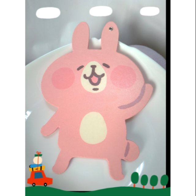【二手/8成新】 正版授權卡娜赫拉 粉紅兔兔證件套票卡夾 (無掛繩)