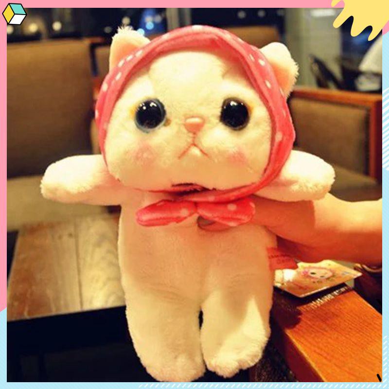 《台灣發貨》現貨🚀🚀✨日本原單正版 Choo Choo cat 超萌可愛頭巾小貓咪公仔 嬰兒安撫娃娃