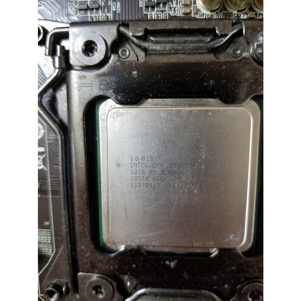 Intel QB7S ES CPU / LGA2011 / Xeon E5 2690/ 適用X79主機板 送雙8cm塔扇