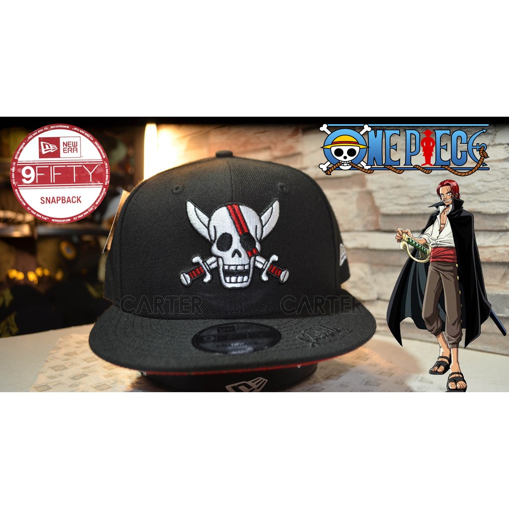 New Era X One Piece 海賊王外號紅髮傑克四皇之一紅髮海賊團船長snapback 後扣可調帽 蝦皮購物