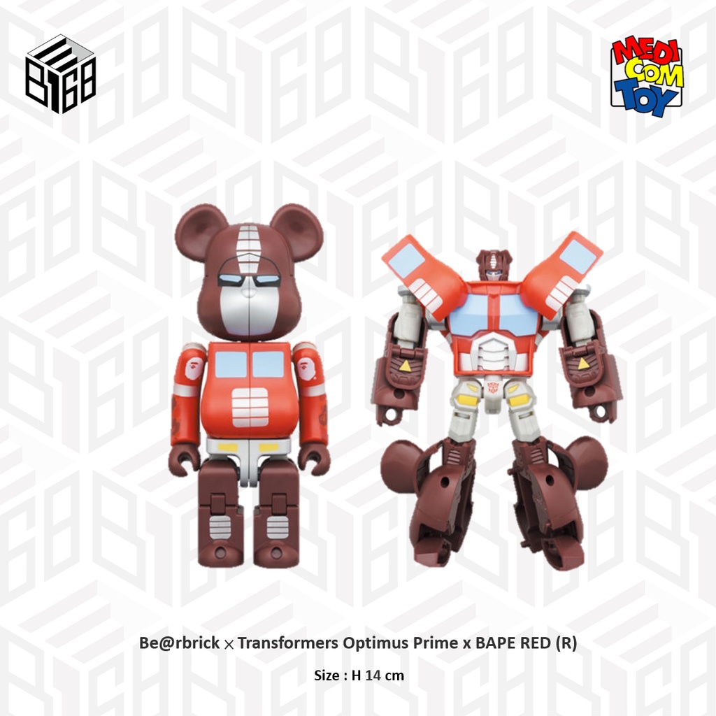 [B168現貨] BE@RBRICK × TRANSFORMERS OPTIMUS PRIME BAPE(R) 變形金剛