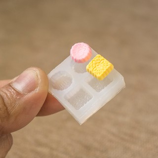 [森.手感] 袖珍月餅矽膠模具 奶油土 食玩配件