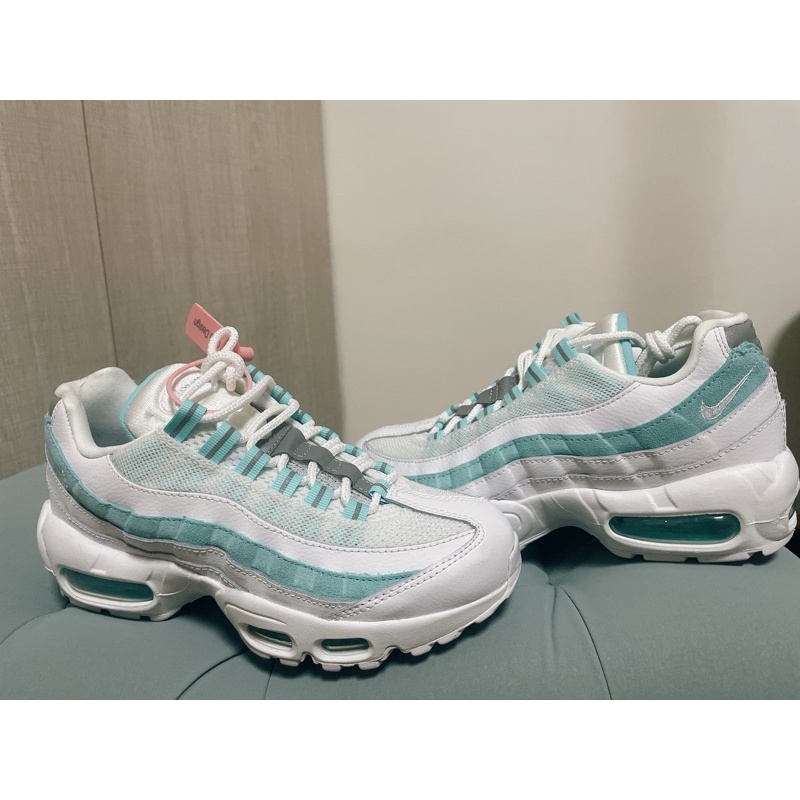 全新現貨NIKE AIR MAX 95 TIFFANY色湖水綠307690 115 女生us6.5 23.5cm