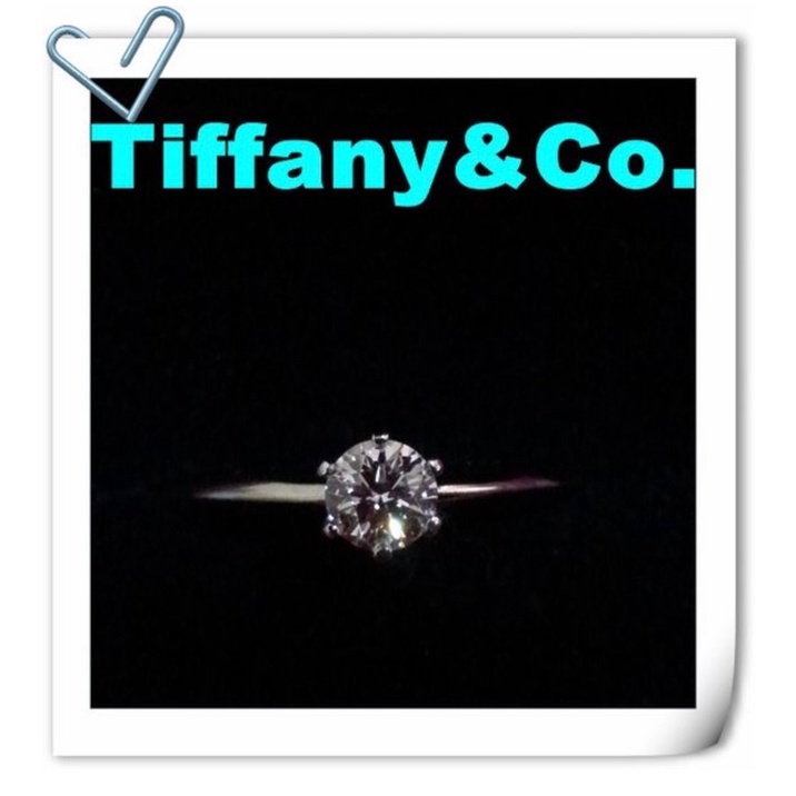 Tiffany Pt950 鉑金鑽戒 0.26ct E VS1 very good 經典六爪 可刷卡 三期0利率