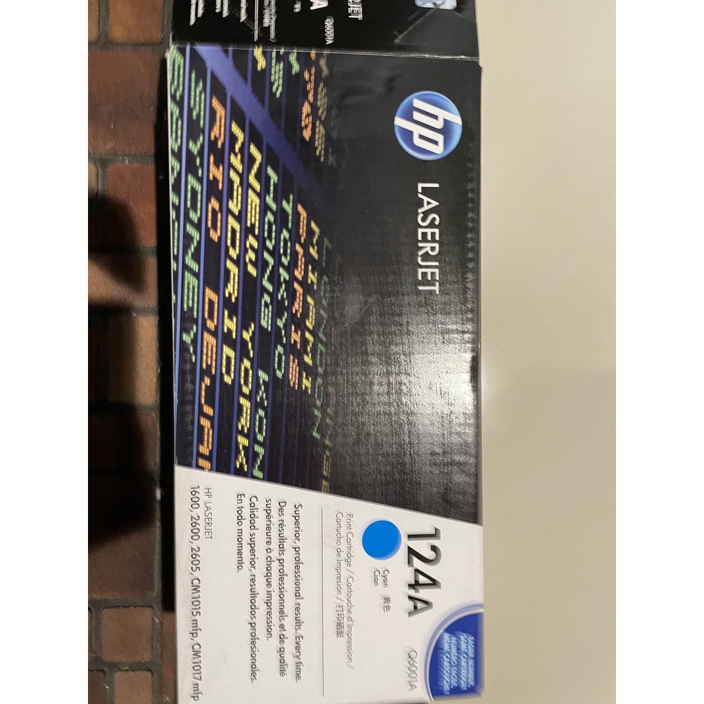 HP Q6001A 124A 雷射印表機碳粉夾(藍色)