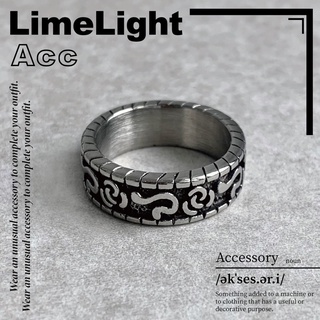 ☆LimeLight☆ 梵文 / 雕花 / 玫瑰 雕刻 飾品 鈦鋼 戒指 27