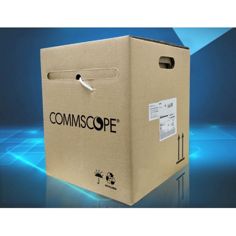 &lt;原廠正品&gt;COMMSCOPE AMP 康普網路線 CABLE CAT.6 4P UTP 白色305M防僞標籤
