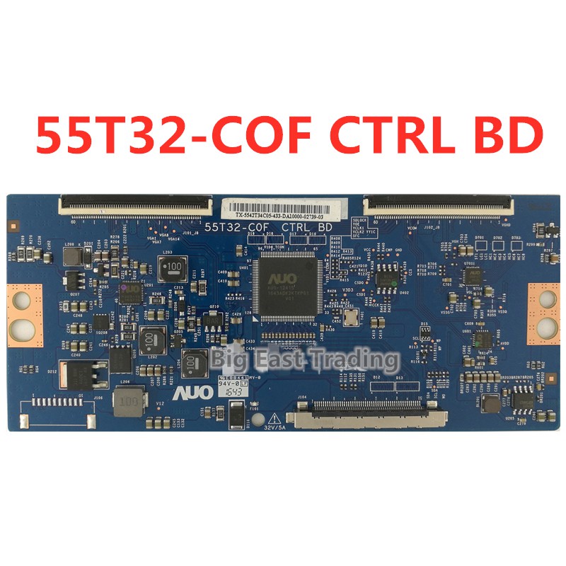 55t32-cof 1pc TCON 板 55T32-COF CTRL BD 55T32-C0F 電視 T-CON 邏輯