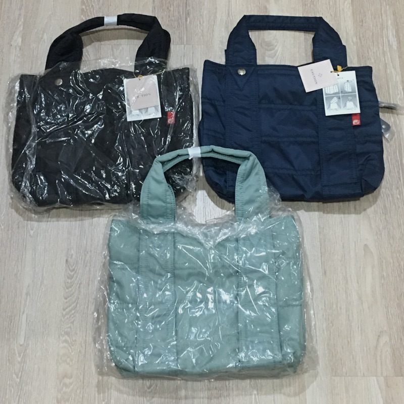 莎拉雜貨鋪🌟日本 caution 超輕量大容量 三層收納 手提媽媽包 旅行袋 可折疊 防潑水