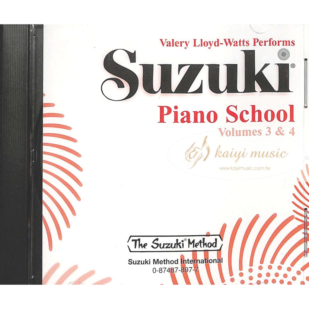 【凱翊︱AF】鈴木鋼琴教本CD 第3&amp;4冊 Suzuki Piano School CD Vol. 3 &amp; 4