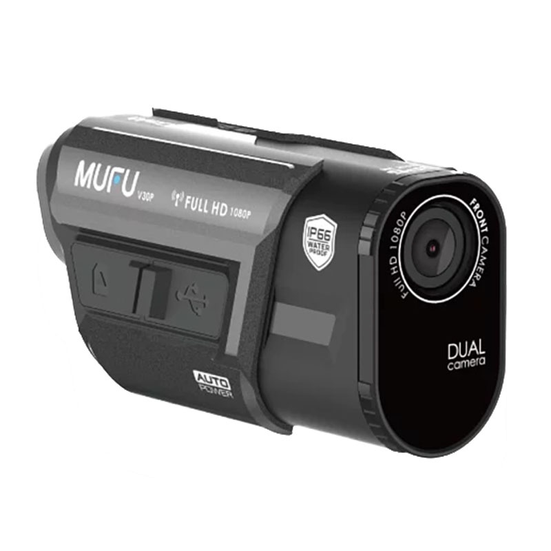 [安信騎士]MUFU V30P 好神機 機車行車記錄器 前後雙錄鏡頭 主機防水 贈64G記憶卡