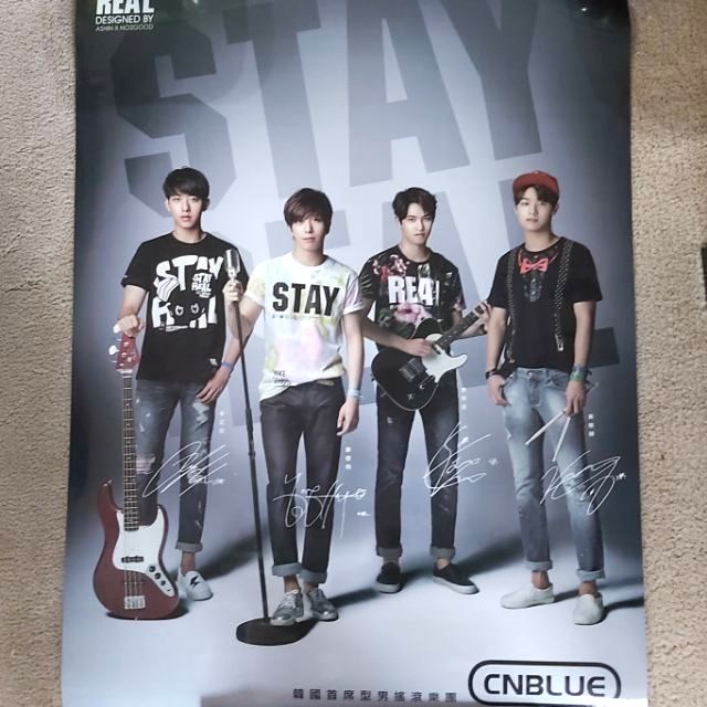 CNBLUE 海報 STAYREAL