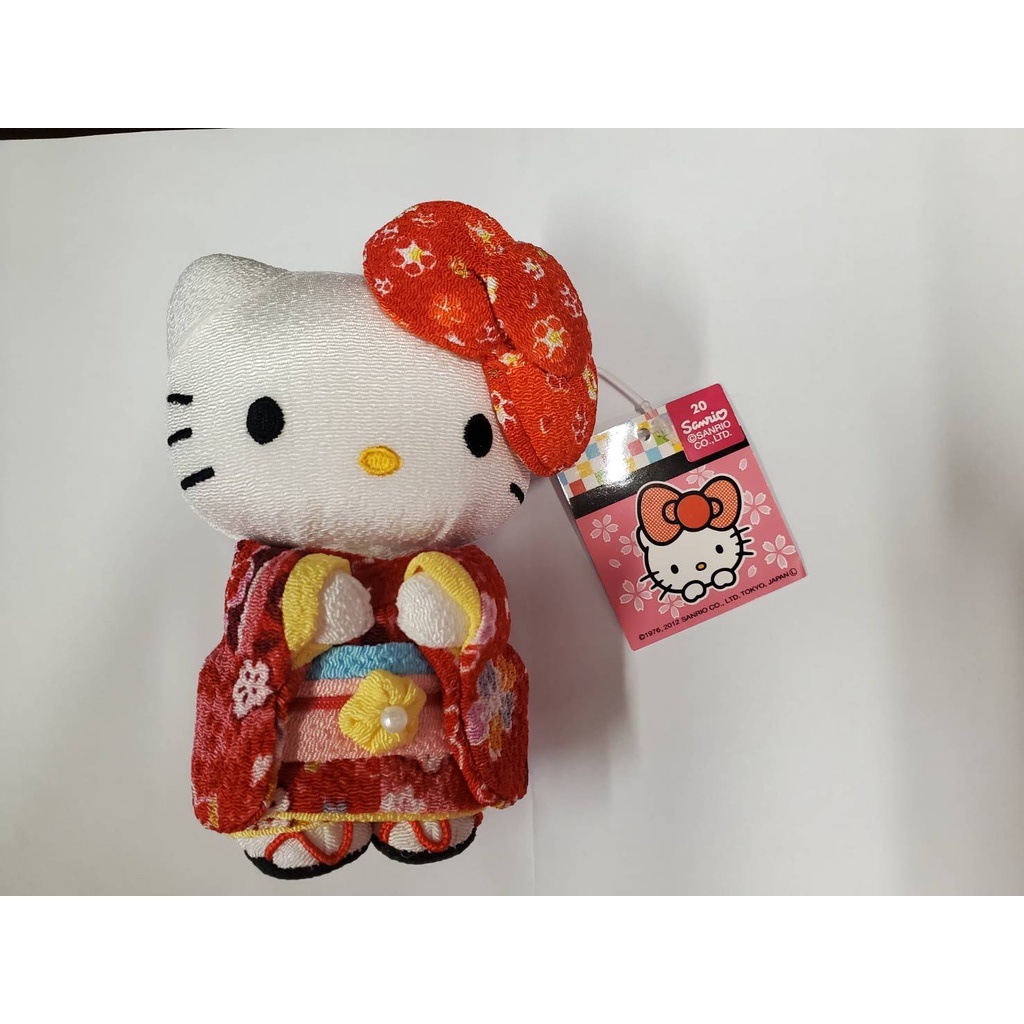 日本購回正品 三麗鷗 全新HELLO KITTY 和服娃娃玩偶