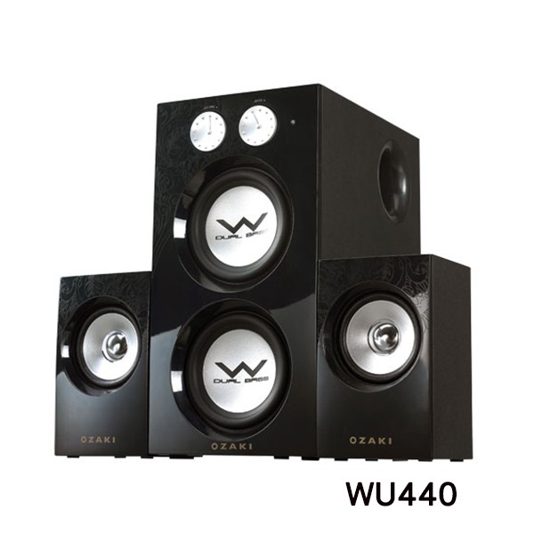 OZAKI  WU440 【二手品】雙出力重低音 40W 玩樂機 WoW 喇叭