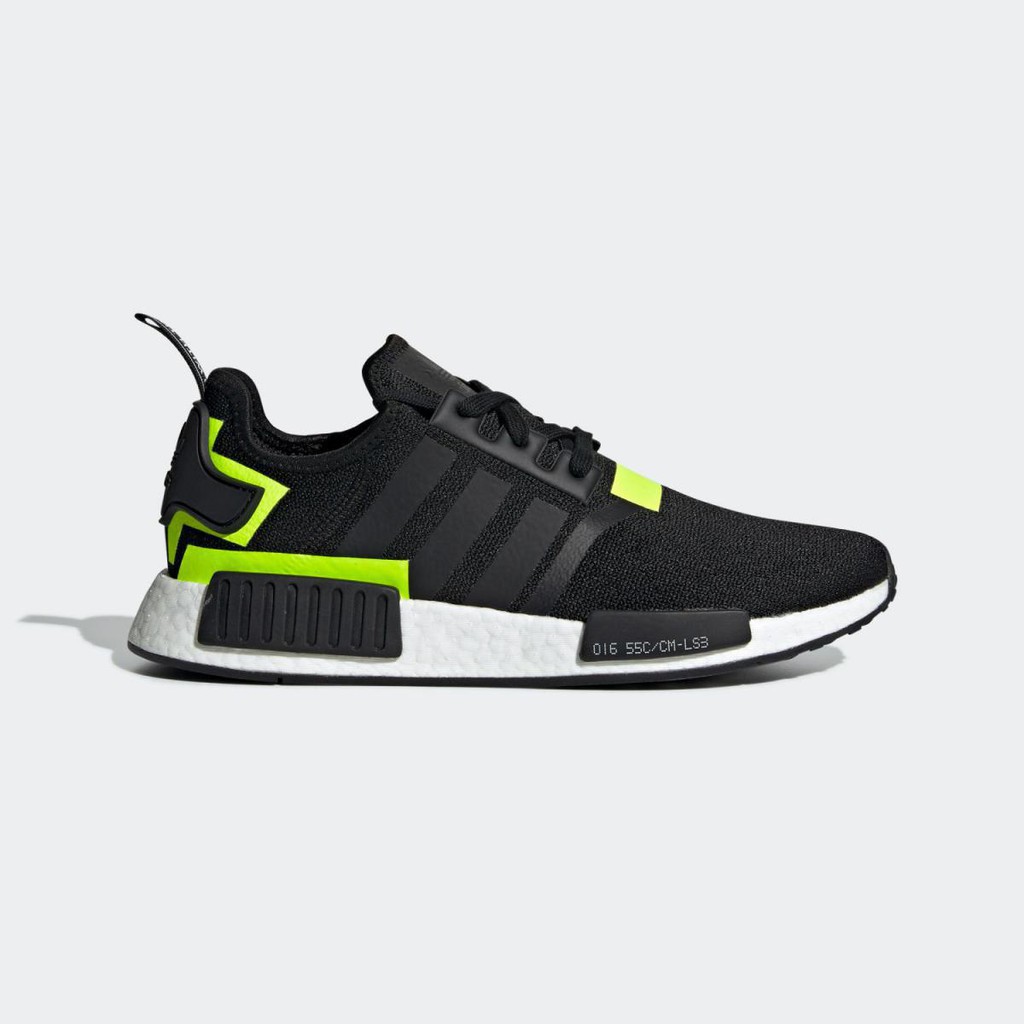 【小八】Adidas NMD R1 Black 黑 螢光綠 色塊 BD7751