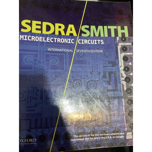 二手 電子學 sedra smith 7版 microelectronic circuits