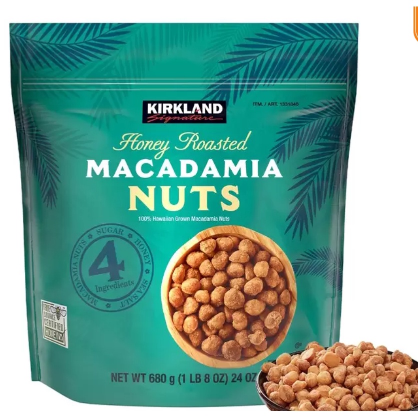 特價 680g 科克蘭 蜂蜜夏威夷果仁 680公克 夏威夷豆 Kirkland Honey Macadamia Nut