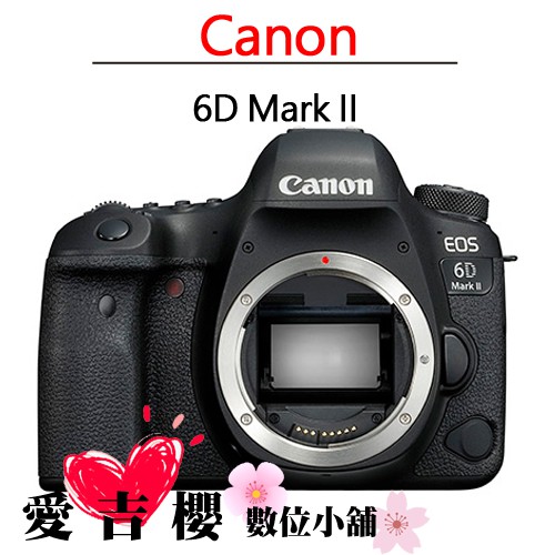 Canon 佳能 EOS 6D Mark II 數碼單鏡反光相機