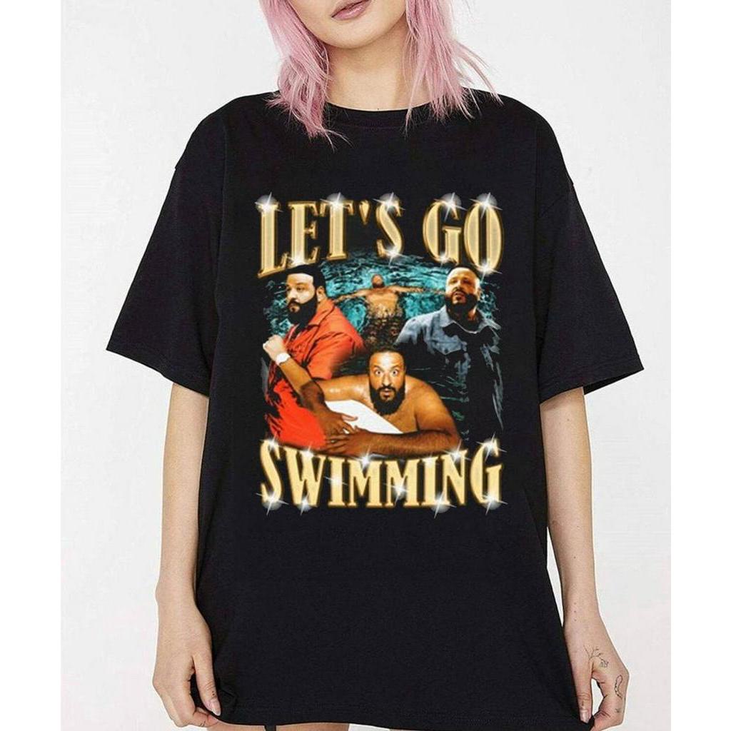 Let's Go Swimming,Dj Khaled Quote T 恤,Dj Khaled Merch,Dj Kha