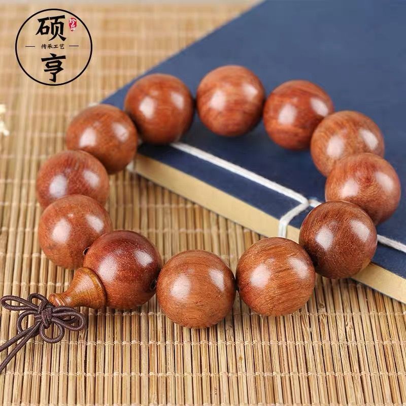 独家優選緬甸黃花梨木手串佛珠男女士紅木文玩手鏈海南黃花梨情侶飾品手串 蝦皮購物