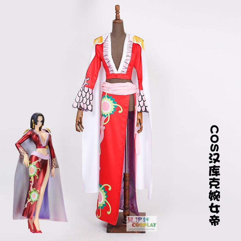 【cos變裝直銷】海賊王onepiece 蛇姬 漢庫克女帝 cos服女 cosplay服裝全套現貨