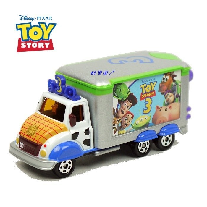 日本tomy 迷你小汽車玩具總動員3 宣傳車 迪士尼三眼怪胡迪巴斯光年夢幻玩具車車多美正版 蝦皮購物