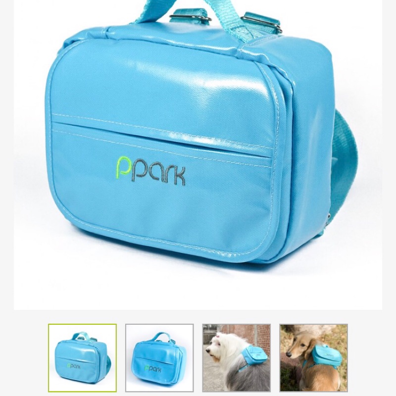Ppark寵物背包 s號藍色