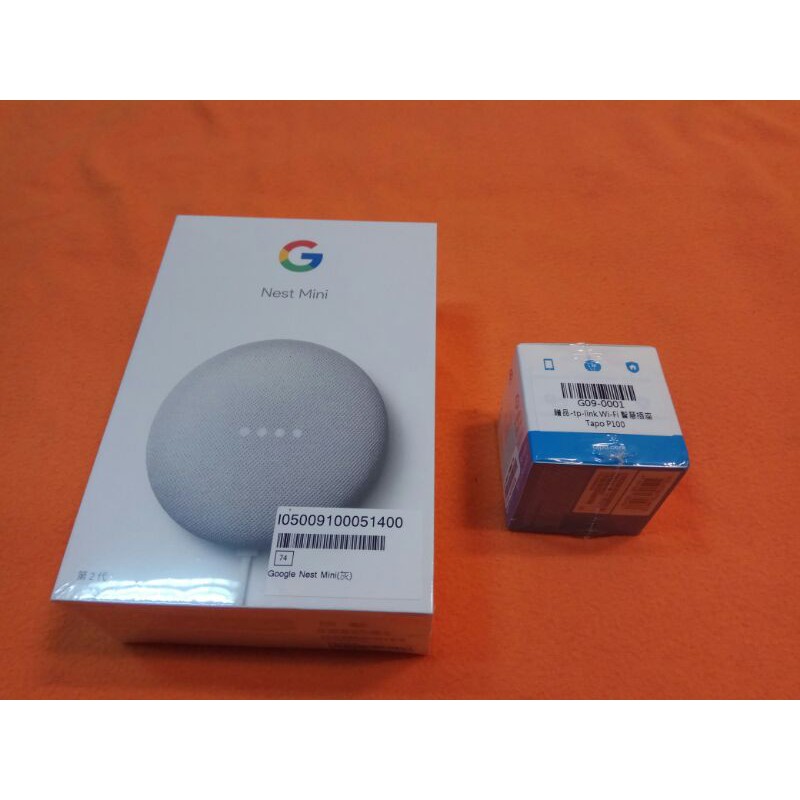 第二代Google Nest Mini(灰）全新正品+Tapo智慧插座