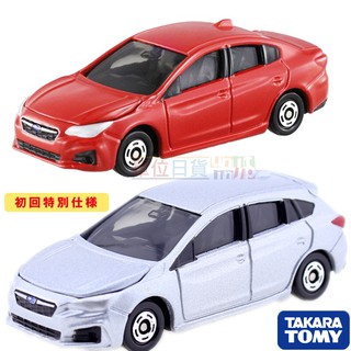 『 單位日貨 』日本正版 多美 TOMICA SUBARU 速霸陸 IMPREZA 硬皮鯊 合金車 初回 合售NO.78