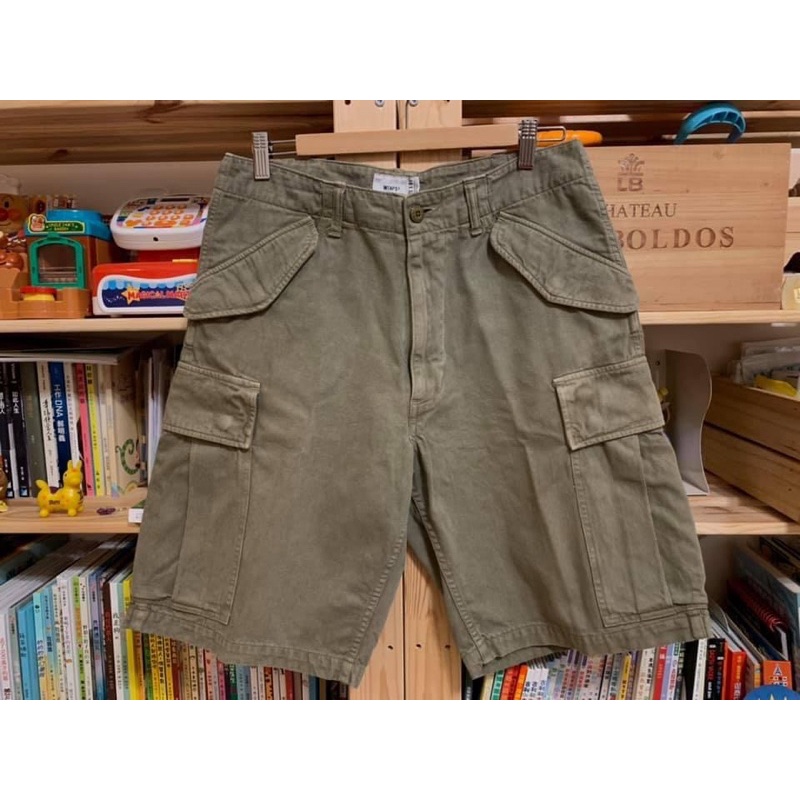 二手美品WTAPS 18SS CARGO SHORTS / SHORTS. COTTON  DENIM S號