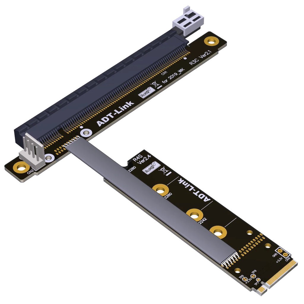 新型顯卡延長線  M.2 M2轉x16 pcie 全速穩定 非USB轉接 ADT