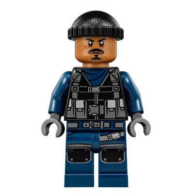［想樂］『人偶』全新 樂高 Lego JW033 侏儸紀 警衛 Guard Knit Cap (75933)