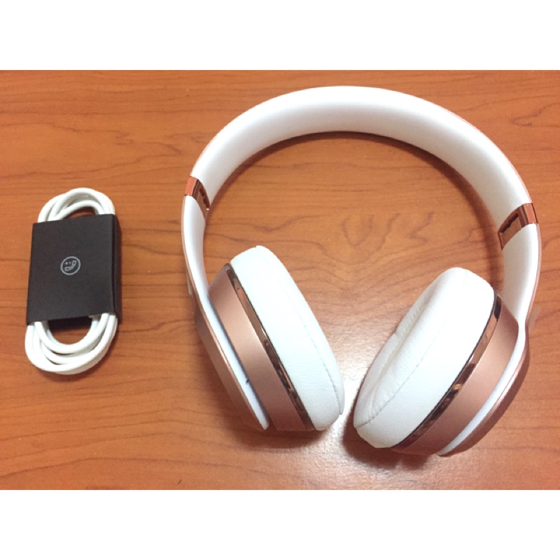 極新 Beats Solo3 Wireless 頭戴式耳機 玫瑰金色
