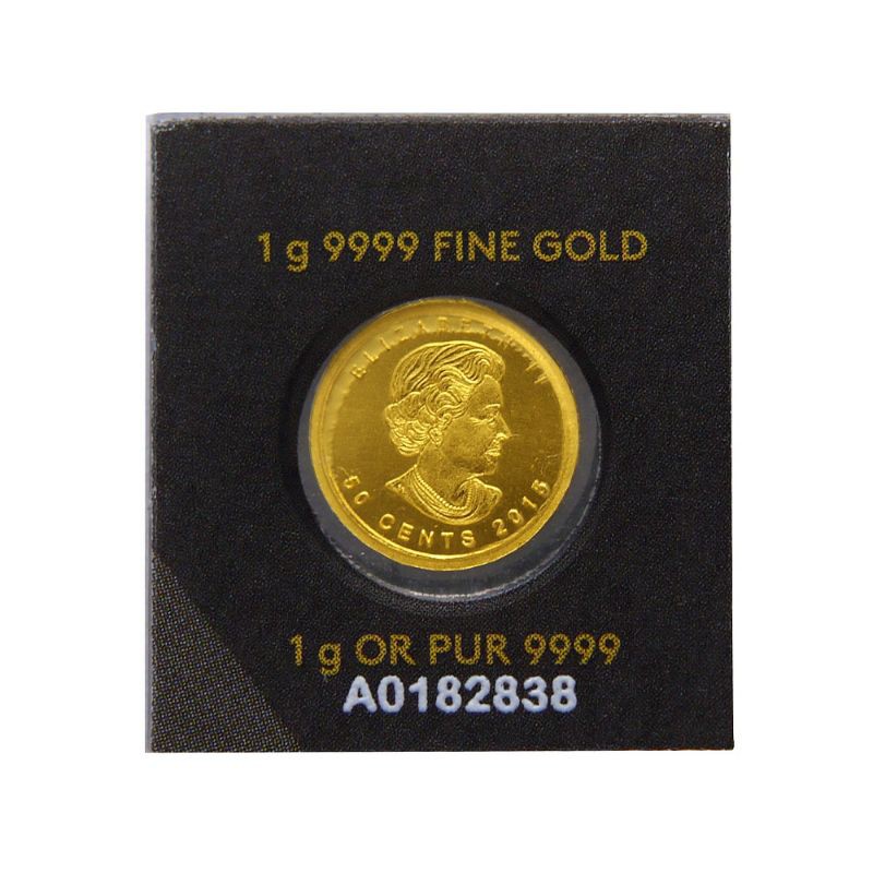 加拿大 楓葉金幣1公克 1G 原廠封裝 純金
