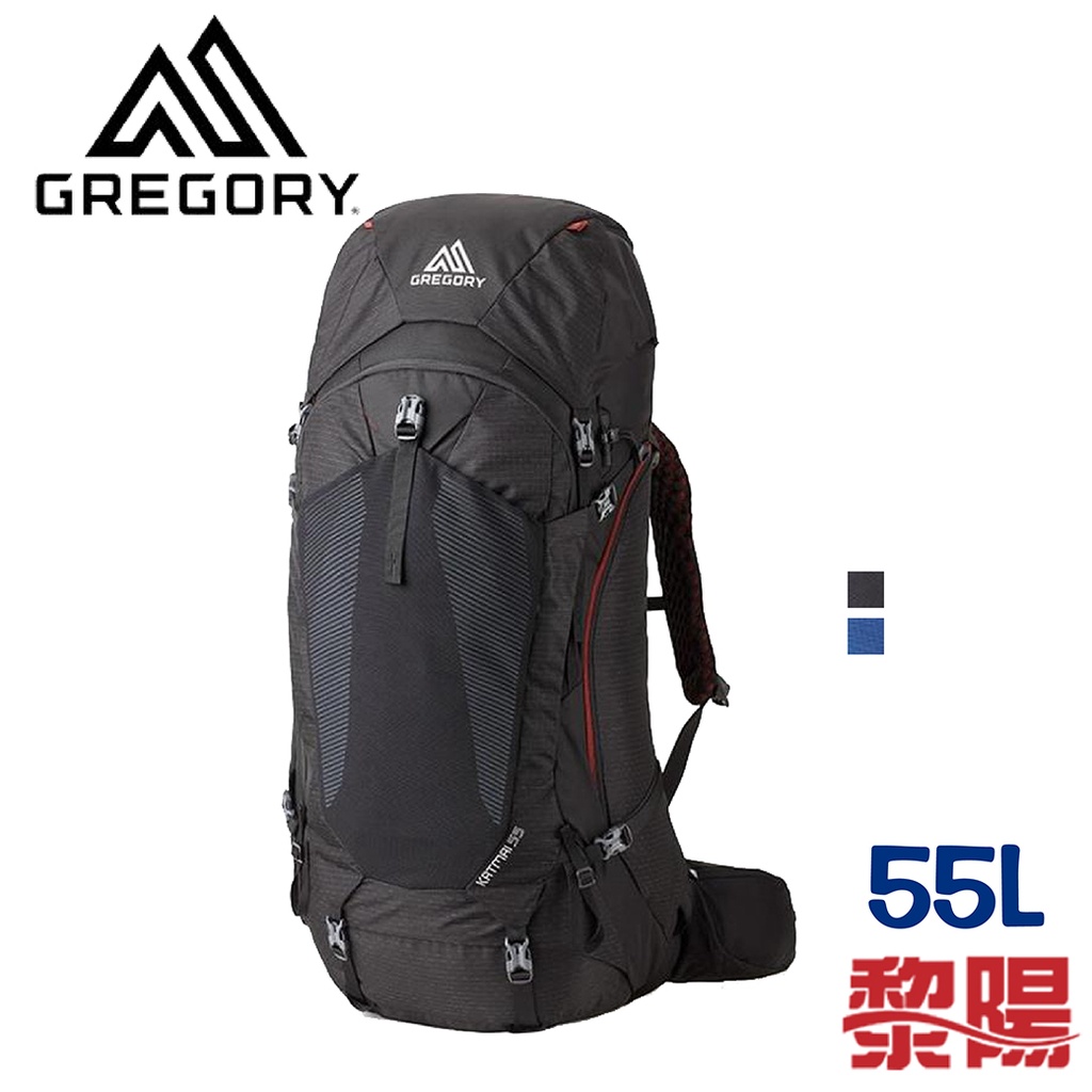 GREGORY KATMAI 登山背包 男款 55L (火山黑、帝國藍)  5-6日/重裝背包 73GR137237