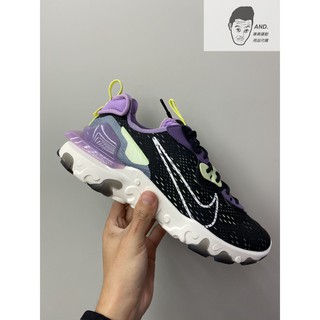 【AND. 】NIKE REACT VISION DIMSIX 黑紫 慢跑 休閒 男女款 CD4373-002