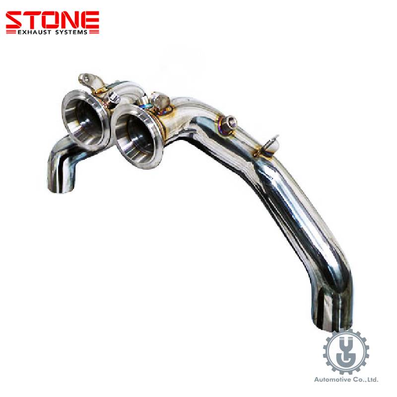 【YGAUTO】STONE巨石｜BMW M6(F06/12/13)｜De-Cat Downpipe (S63)｜排氣管