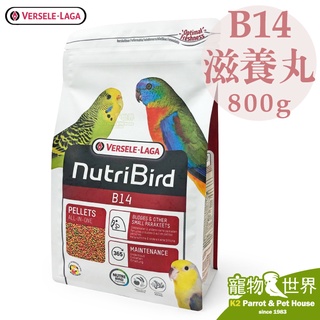 期限2026.07《寵物鳥世界》凡賽爾Versele-Laga歐樂斯NutribirdB14滋養丸800G BS014