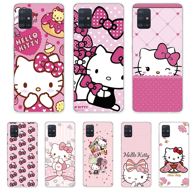 三星 Galaxy A11 A21 A21S A31 A51 A71 矽膠手機殼軟殼 Hello Kitty