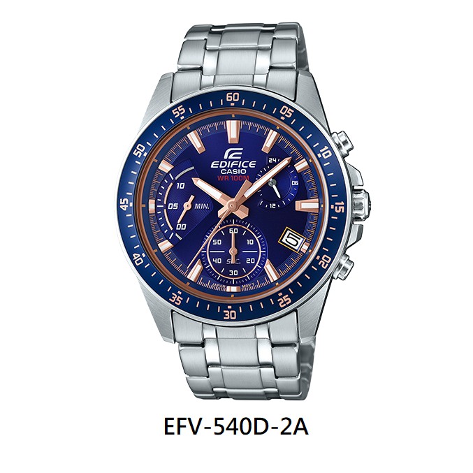 【CASIO】卡西歐 EDIFICE 賽車系列手錶 EFV-540D 防水100米 台灣卡西歐保固一年