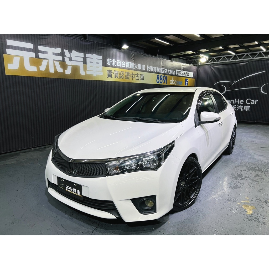 (48)正2016年出廠 Toyota Corolla Altis 1.8經典版Safety+ 汽油 璀璨白