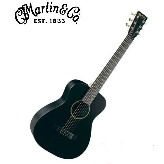 （停產）MARTIN LX BLACK 36吋旅行民謠吉他【墨西哥製/LXBLACK/Little Martin】