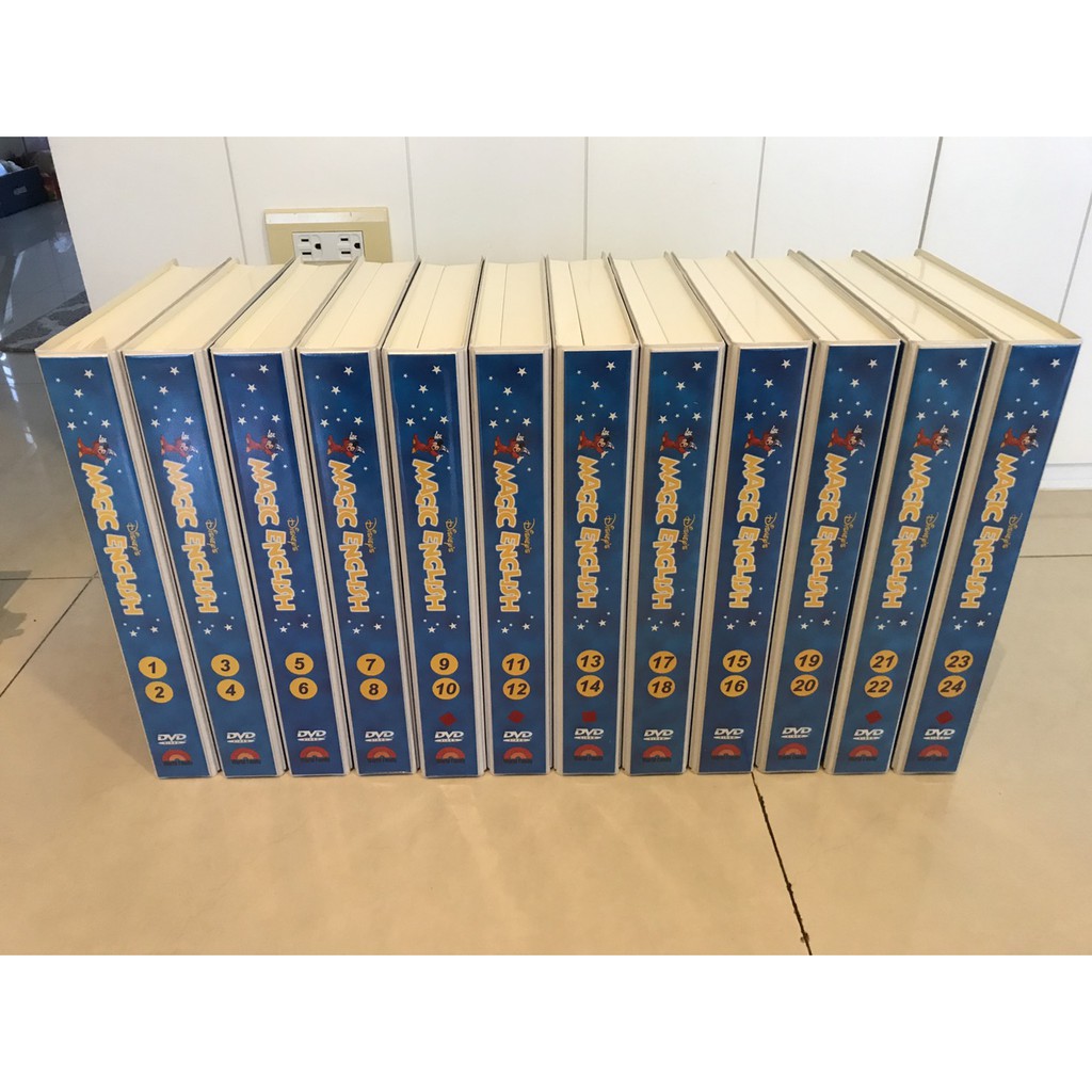 寰宇家庭 Disney magic english 1-24輯 全套 12盒（出清便宜賣）