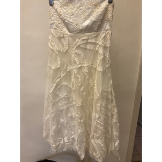 二手 VK 白色 小禮服 洋裝（不二價）