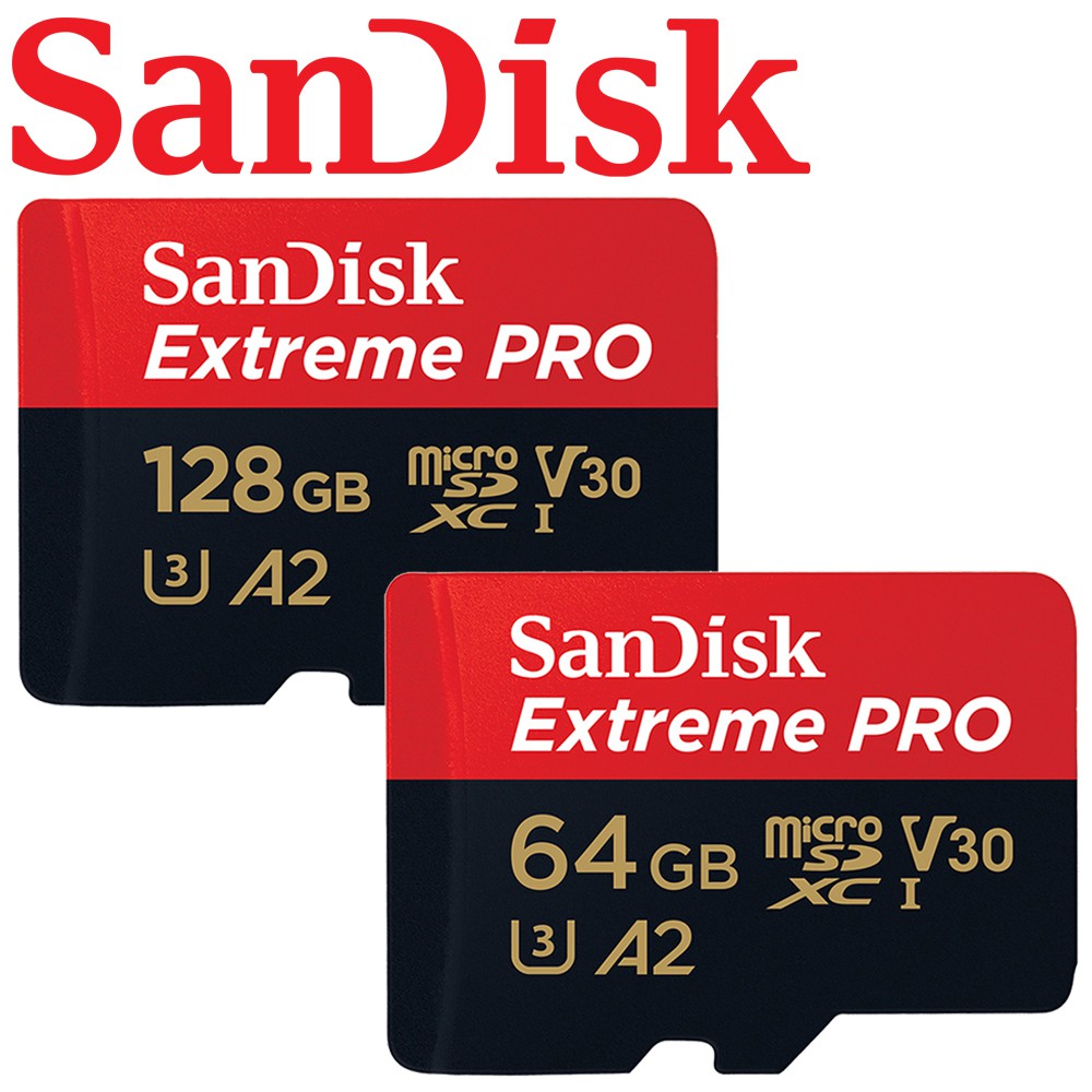 200MB/s SanDisk 128G 64GB Extreme PRO microSDXC TF 記憶卡 A2